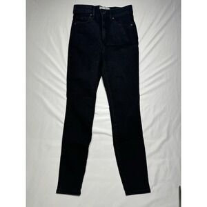 Everlane‎ The Way High Skinny Jean Black Denim Women's Size 26 Ankle